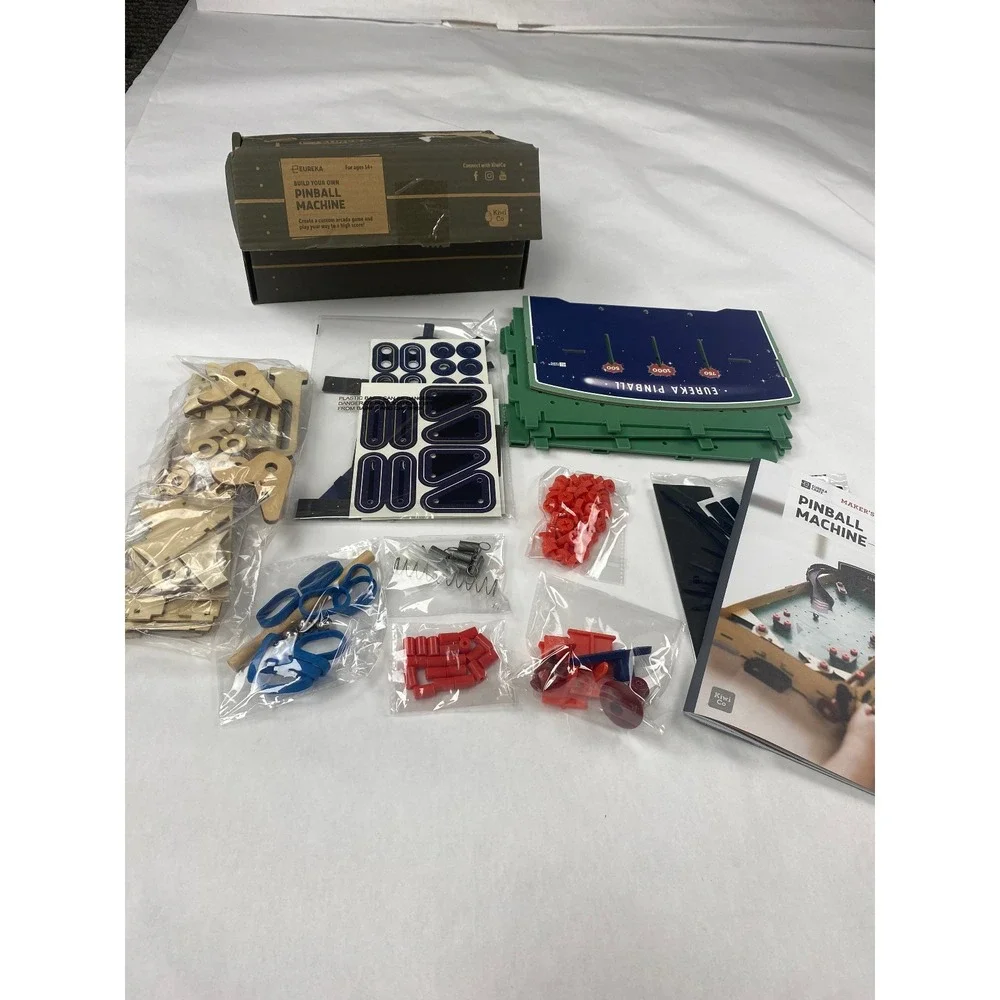 Kiwi Co Eureka Crate Build Your Own - Lot of 2 Pinball and Lamp STEM